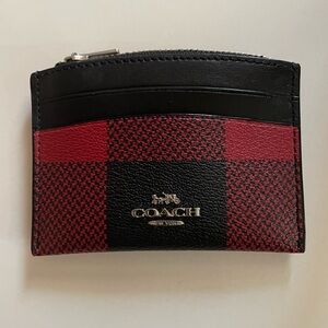 Coach - Card Holder - Buffalo Plaid